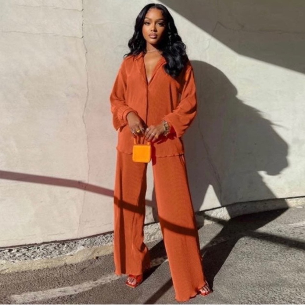 NWOT pleated set
